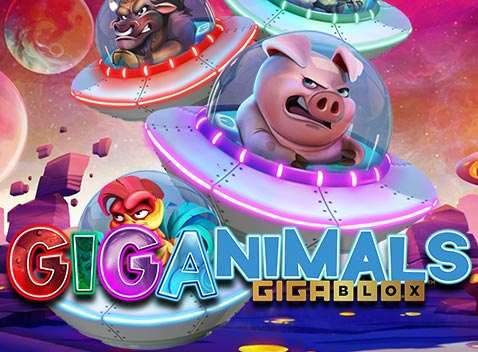 Giganimals Gigablox - Video slot (Yggdrasil)